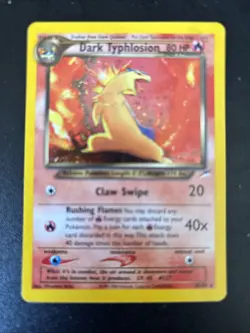 Dark Typhlosion 10/105 - Pokemon Neo Destiny Holo Rare - WOTC Vintage - Image 1