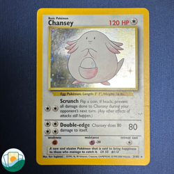 1999 Pokemon Base Set | Chansey | Holo | #3/102 - Image 1