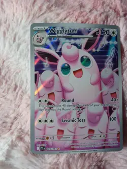 Pokemon TCG Wigglytuff 105/094 Phantasmal Flames - Illustration Rare Full Art - Image 2