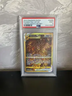 Pokemon 2023 Giratina VSTAR GG69/GG70 Full Art Secret Rare Crown Zenith PSA 9 - Image 1