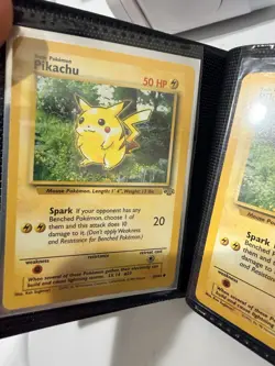 Pokemon Pikachu Binder Collection 1999 WOTC Vintage . - Image 5
