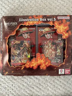 One Piece Illustration Box Vol. 5 & 6 Lot & 6 Sleeved Packs of OP-14 Sealed New - Image 4