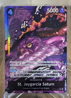 One Piece Carrying On His Will - St. Jaygarcia Saturn OP13-083 ALT Art R - Image 1