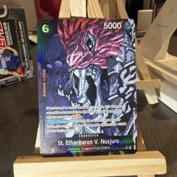 St. Ethanbaron V. Nusjuro (Alternate Art) OP13-080 Carrying On His Will Foil - Image 1