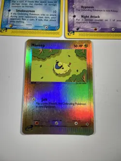 Pokemon 9 Card Vintage EX Dragon Lot from pack. 2003 Pokemon, Mareep Rev Holo - Image 2