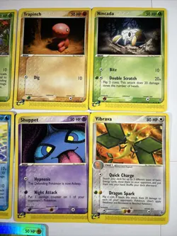 Pokemon 9 Card Vintage EX Dragon Lot from pack. 2003 Pokemon, Mareep Rev Holo - Image 4