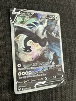 Pokemon Lugia V SWSH301 Sword & Shield Promo Card Holo 220 HP Aero Dive - Image 1