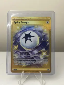 Pokemon Card Spiky Energy 190/159 Journey Together Secret Rare Gold Near Mint - Image 1