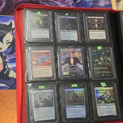 Magic MTG Binder Collection Lot 178 Cards Lots Of Foil. Some Lands. With Binder - Image 5