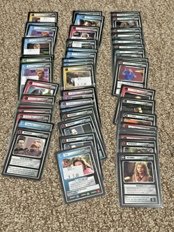 Huge Lot 150+ Star Trek CCG Cards with Duplicates - Various Series - Image 3