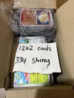 Pokemon JOBLOT Bundle of 1200+ Cards TCG Cards New Cards 334 Shiny - Image 2