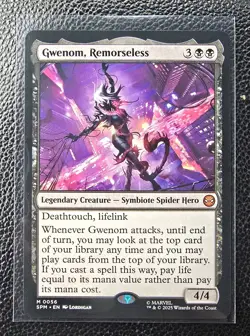 MTG - SPM - Gwenom, Remorseless #0056 - Near Mint Regular - Image 1