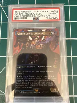 Golbez Crystal Collector SURGE FOIL FIN 540 PSA 10 (MTG Final Fantasy 2025) - Image 1