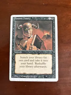Demonic Tutor Revised MTG - Image 1