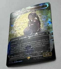 Magic: The Gathering Aerith, Last Ancient Rare Foil Creature FFVII White Green … - Image 3