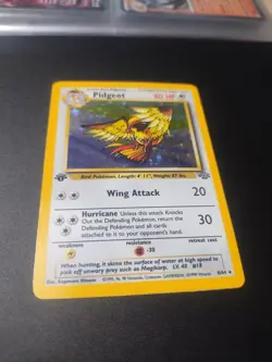 Pokemon Pidgeot 8/64 Jungle 1st Edition Holo Rare 80HP English TCG - Image 1