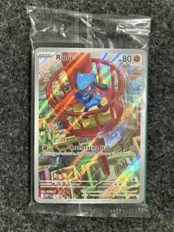 SEALED Riolu #10 Mega Evolution ETB Black Star Promo Pokemon TCG - Image 1