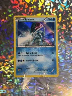 Pokemon TCG XY Trainer Kit: Pikachu Libre & Suicune Holographic Suicune 30/30 LP - Image 1
