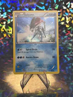 Pokemon TCG XY Trainer Kit: Pikachu Libre & Suicune Holographic Suicune 30/30 LP - Image 2