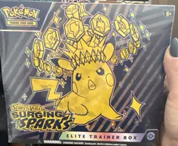 Pokemon Surging Sparks ETB Elite Trainer Box (FACTORY SEALED) - Image 1