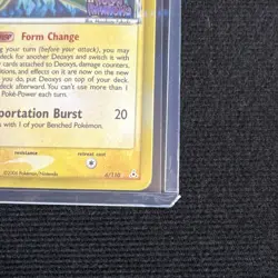 Pokemon Deoxys EX Holon Phantoms 6/110 Delta Species Rare Lightning HP 60 EN - Image 5