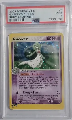 PSA 9 Gardevoir 7/109 2003 Pokemon EX Ruby Sapphire Holo Rare Mint - Image 1