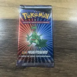 EX Ruby & Sapphire SPANISH - Sealed Booster Pack - Sceptile - Pokemon TCG - Image 1