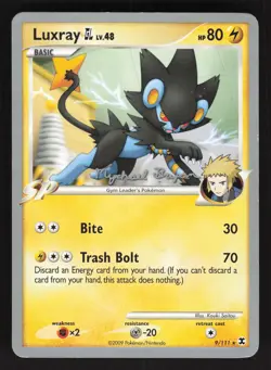 Luxray GL 9/111 Pokemon TCG World Championships Mychael Bryan MP - Image 1