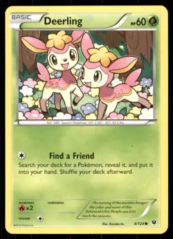 Pokemon TCG Pokemon Deerling Deerling Common Regular - Image 1