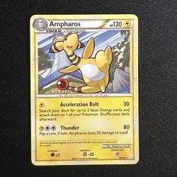 Ampharos 14/123 | HeartGold SoulSilver | Non-Holo Rare | Pokemon TCG 2010 | LP - Image 1