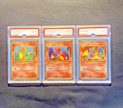 PSA 10 Charmander Charmeleon Charizard Set 003/032 CLL Pokemon Classic JPN #249 - Image 2