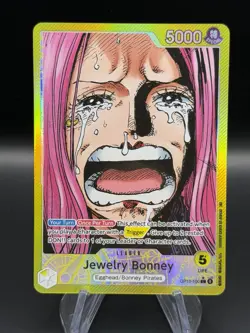 One Piece TCG Jewelry Bonney OP13-100 Alt Art Leader Carrying On His Will - Image 1