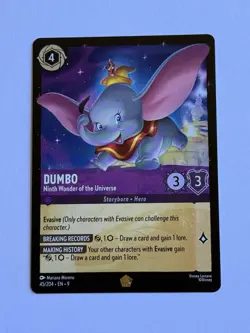 Dumbo Ninth Wonder 45 Disney Lorcana Fabled 2025 Near Mint Legendary Non Holo - Image 5
