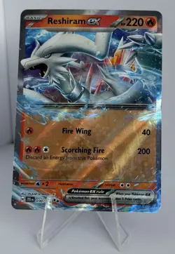 Pokemon TCG Reshiram EX 030/159 Journey Together Double Rare Card - Image 1