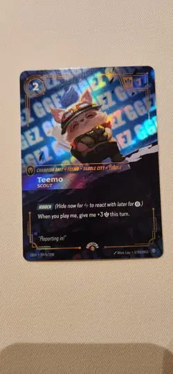 Teemo - Scout (GG EZ) - Riftbound Organized Play Promotional Cards (OPP) - Image 1