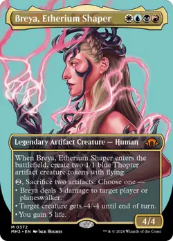 MTG Breya, Etherium Shaper (Borderless) [Modern Horizons 3] Near Mint Magic - Image 1