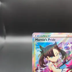 Marnie's Pride 171/172 Pokemon Card - Swsh09: Brilliant Stars Holo Full Art - NM - Image 3