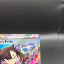 Marnie's Pride 171/172 Pokemon Card - Swsh09: Brilliant Stars Holo Full Art - NM - Image 4