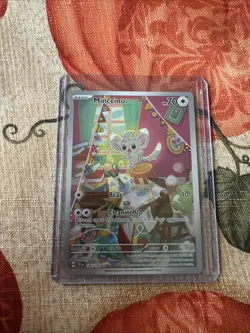 Minccino 182/162 Sv05: Temporal Forces Holo Pokemon Card NM-MINT - Image 1