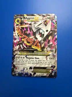 Pokemon M Aggron EX Ultra Rare Holo Card 94/160 XY Primal Clash English - Image 1