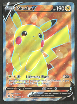 Pokemon TCG: Pikachu V 157/172 Brilliant Stars Full Art - Image 1