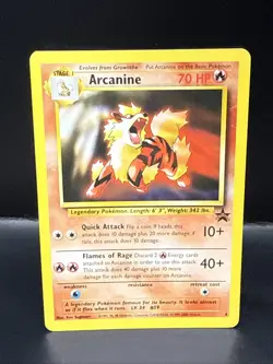Pokemon Card - Arcanine WoTC Black Star Promo 6 Non Holo S - Image 3