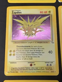 Vintage Holo Rare Pokemon Card Lot - WOTC 1999/2000 Collection - MP/HP Raichu - Image 5