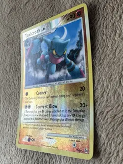 2009 Pokemon TCG Platinum Arceus Toxicroak Lv.44 HP 90 Reverse Holo 11/99 MP - Image 2