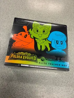 Paldea Evolved Pokemon Center ETB Elite Trainer Box (Exclusive) SEALED 2023 - Image 2