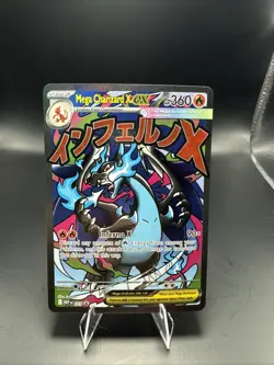 Pokemon TCG Mega Charizard X ex Black Star Promo MEP 023 Holo UPC F - Image 2
