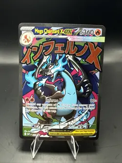 Pokemon TCG Mega Charizard X ex Black Star Promo MEP 023 Holo UPC L - Image 2