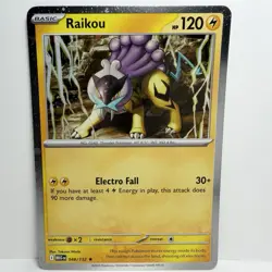 Raikou 048/132 Pokemon ME01: Mega Evolution Rare Cosmo Holo 2025 - Image 1