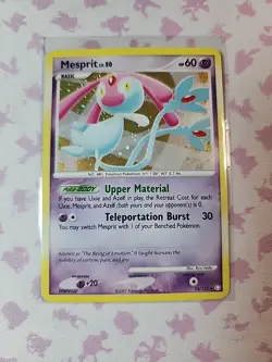 Pokemon TCG Mesprit LV.50 14/123 Holo Rare - Mysterious Treasures - LP - Image 1