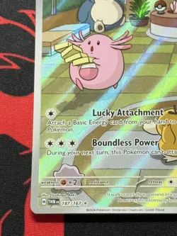 Chansey 187/167 Full Art Holo Pokemon SV06: Twilight Masquerade ENG Near Mint - Image 5